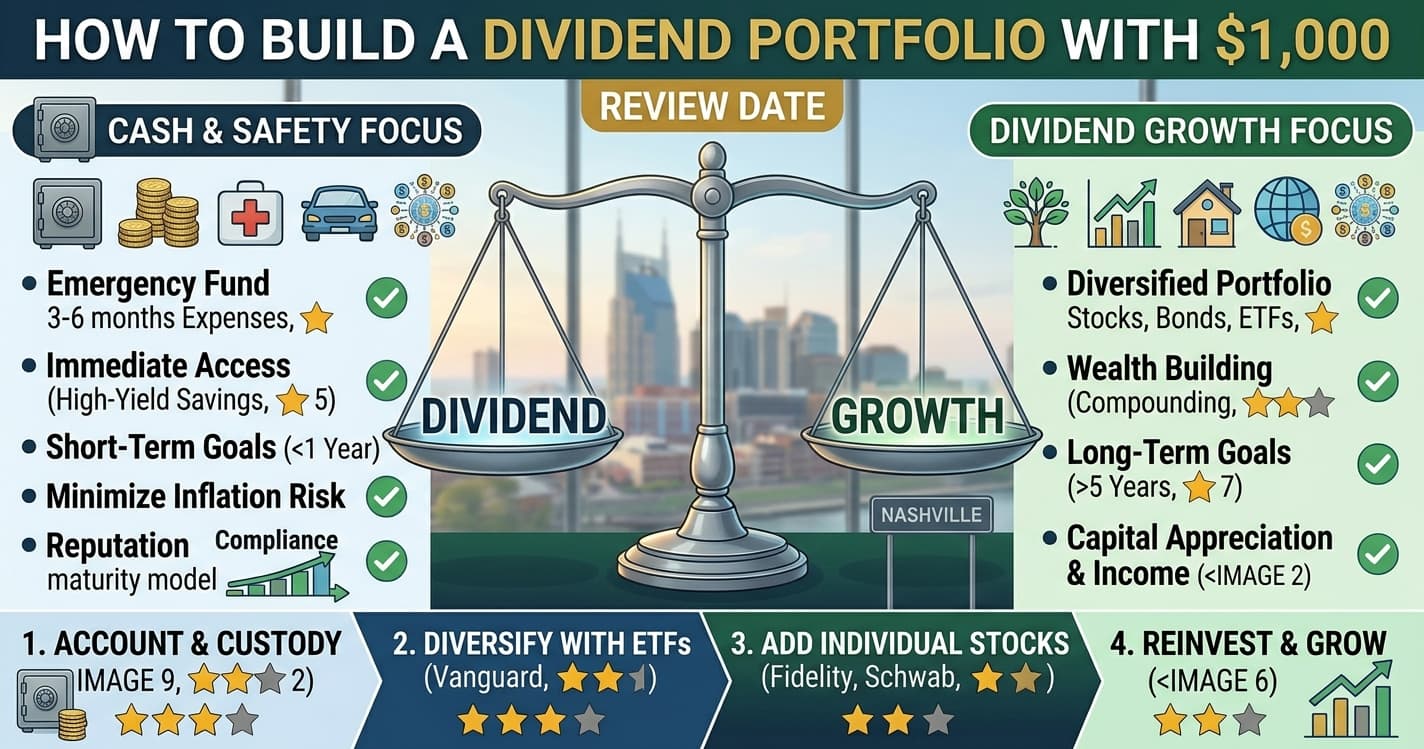 Learn about How To Build A Dividend Portfolio With 1000 with our trustworthy, family-oriented investment guide. DadAlt Investments: How To Build A Dividend Portfolio With 1000 - Expert family wealth building strategies