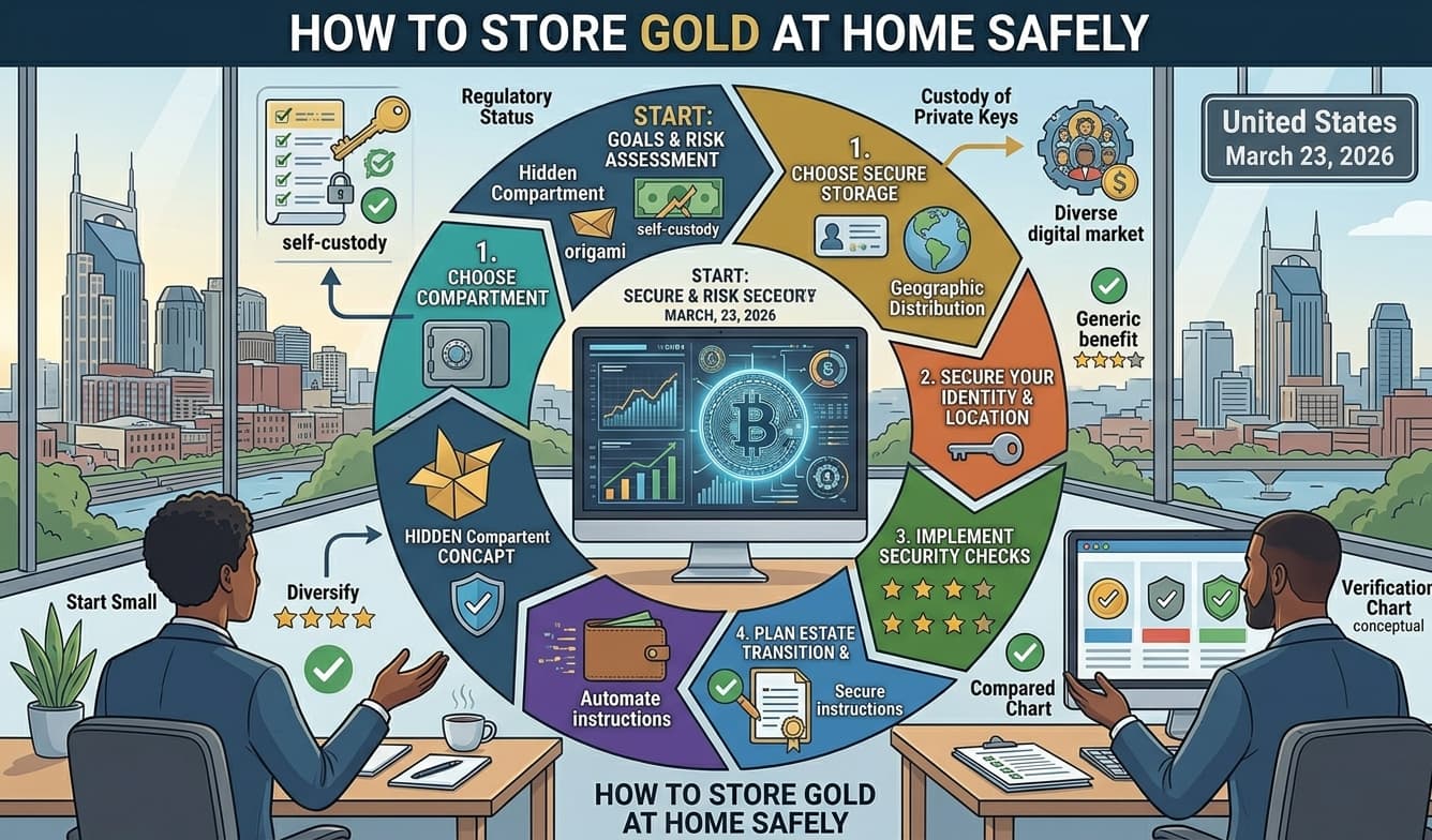 Learn about How To Store Gold At Home Safely with our trustworthy, family-oriented investment guide. DadAlt Investments: How To Store Gold At Home Safely - Expert family wealth building strategies