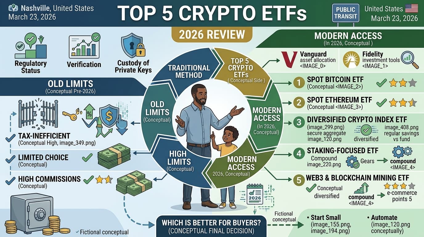 Learn about Top 5 Crypto Etfs with our trustworthy, family-oriented investment guide. DadAlt Investments: Top 5 Crypto Etfs - Expert family wealth building strategies
