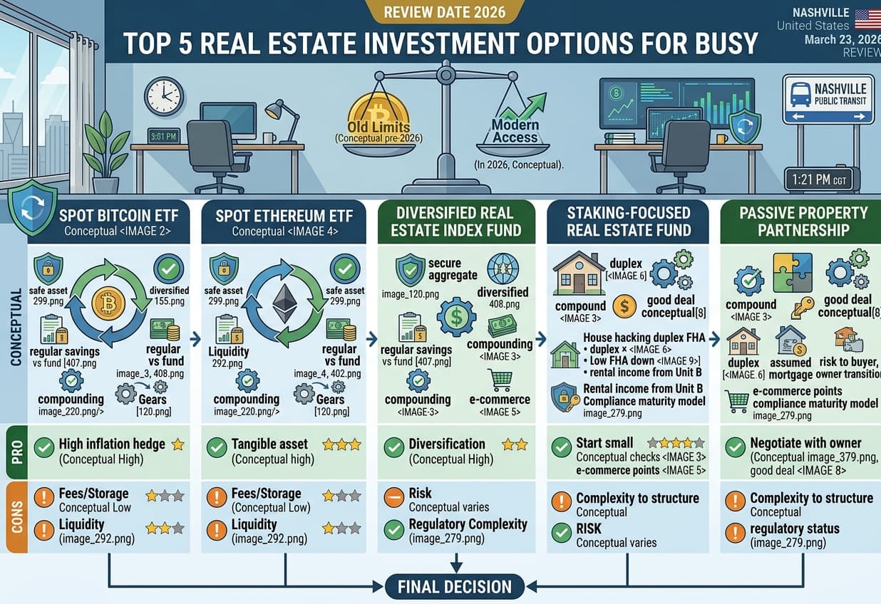 Learn about Top 5 Real Estate Investment Options with our trustworthy, family-oriented investment guide. DadAlt Investments: Top 5 Real Estate Investment Options - Expert family wealth building strategies